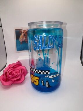 Disney Blue 'Sally Carrera' Kids Tumbler - Lightning McQueen 95